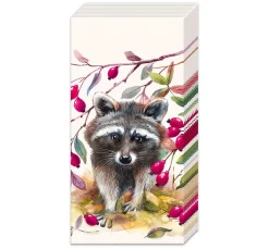 Papiertaschentücher "Waschbär"