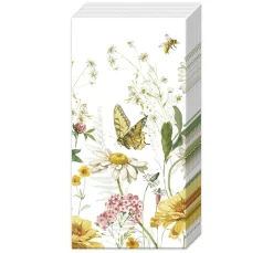 Papiertaschentücher "Wildflower and Butterfly"