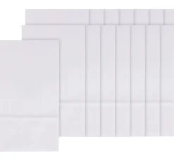 Papiertüten, Blockboden, weiß