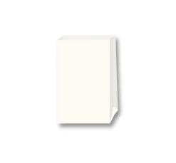 Papiertüten, Blockboden, weiß