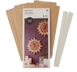 Papiertüten Sterne-Set, groß, Braun