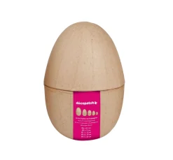 Pappmaché-Eier, teilbar, 5-er Set