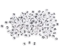 Perlen-Buchstaben Set, Rund