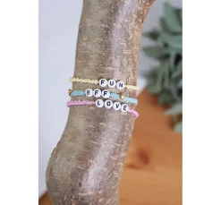 Perlen-Buchstaben Set, Rund