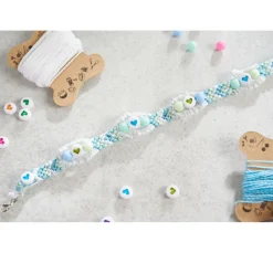 Perlen-Set, rund, Herzen