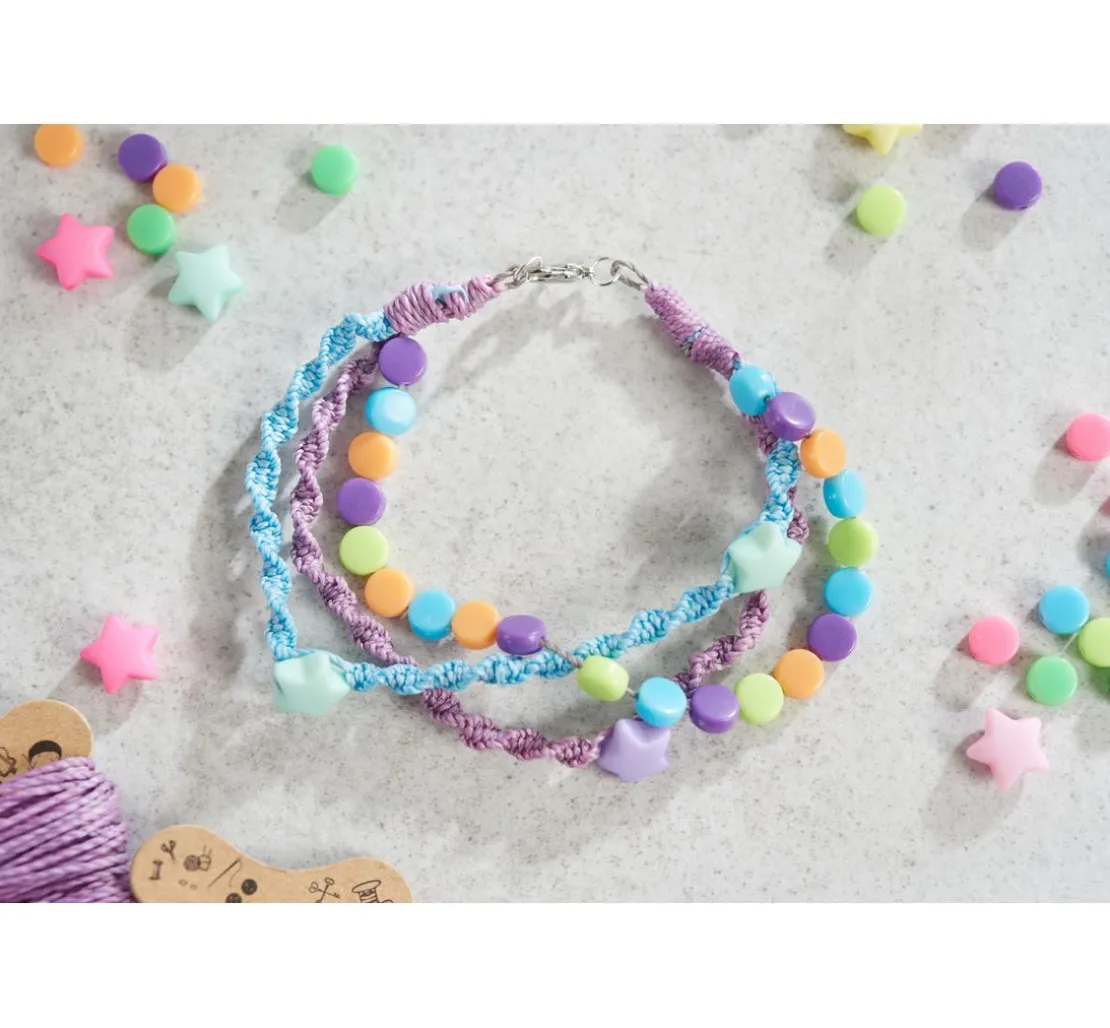 Perlen-Set, rund, Multicolor