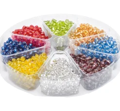 Perlensortiment Rocailles Silverline