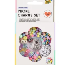 Phone Charms Set "Rainbow Smile"