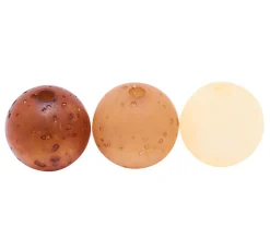 Polaris-Perlen Sweet, Braun-Mix