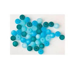 Polaris-Perlen-Mix, 8mm, 45 Stück