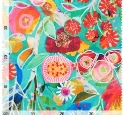 Polyester-Stoff "Stevan Verde"