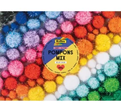 Pompons Mix Jumbo "Glitter"