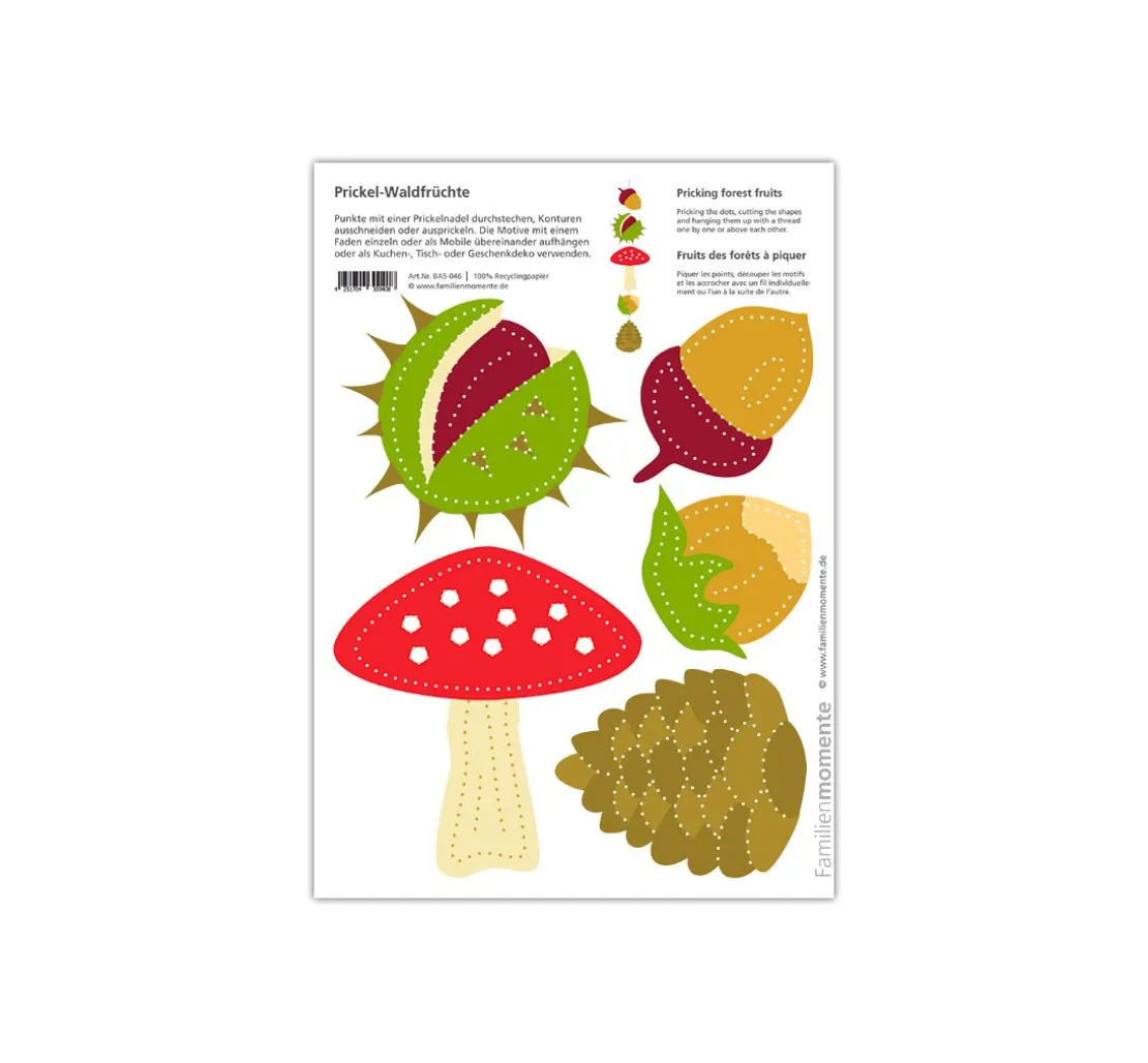 Prickelvorlagen-Set "Herbstzauber"