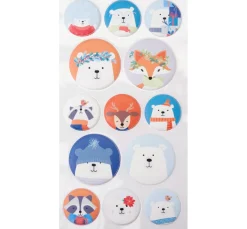 Puffy Sticker "Beary Christmas"