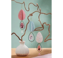 Quaste mit Öse, 8 Stück, 15 mm