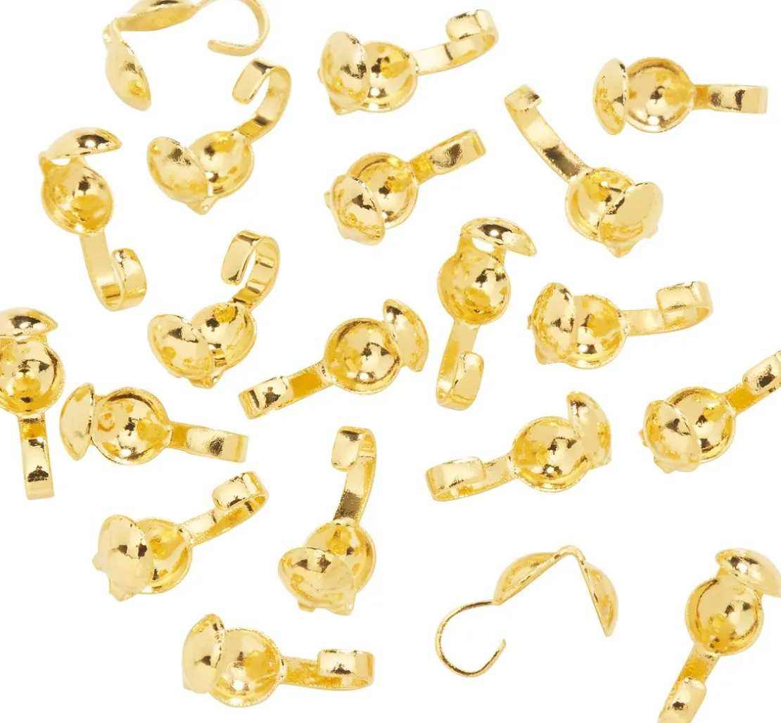 Quetschkalotten, goldfarben