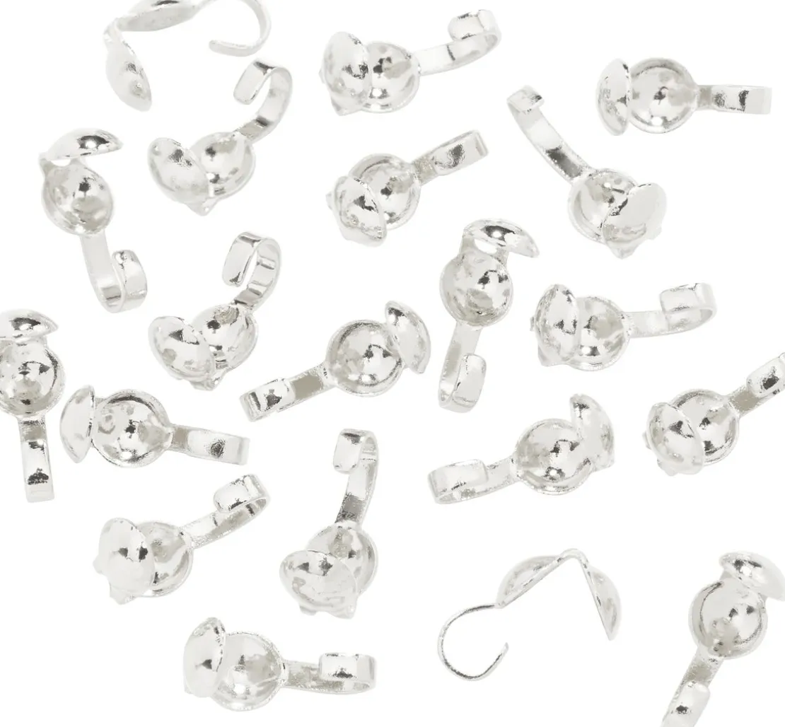 Quetschkalotten, silberfarben