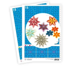 Quilling 1/6 und 1/8 Maßboard A4