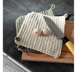 Recycling Garn mit Goldfaden, Ø 4mm