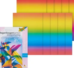 Regenbogen Tonkarton
