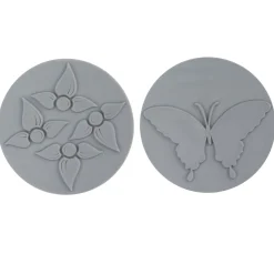 Reliefeinlagen-Set "Schmetterling, Blume"