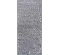 Reliefsticker "Großbuchstaben"