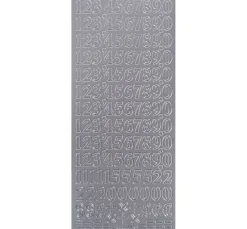 Reliefsticker "Ziffern"