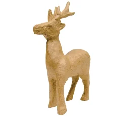 Rentier aus Pappmaché, 15 cm