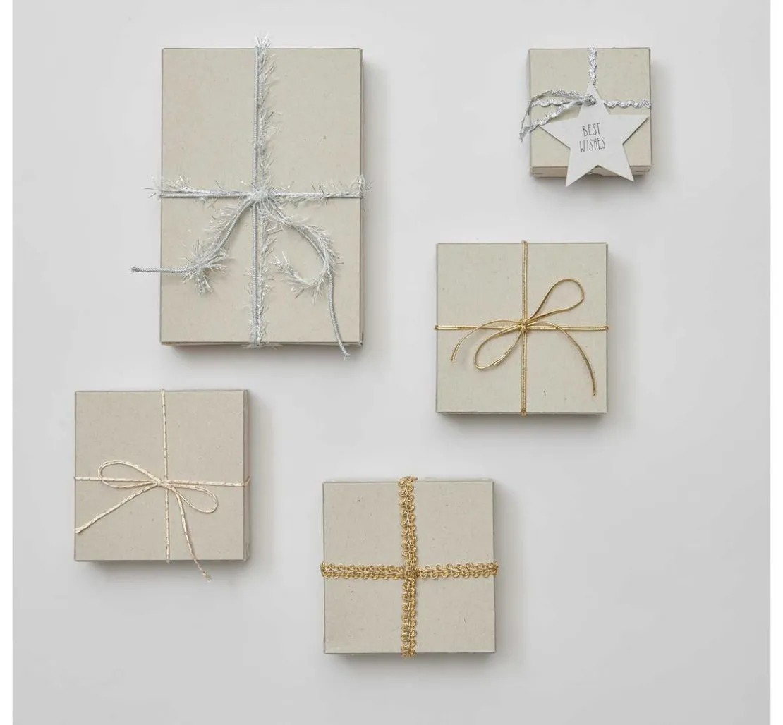 Rico Design Bänder-Set "Lucky dip", Gold-Silber