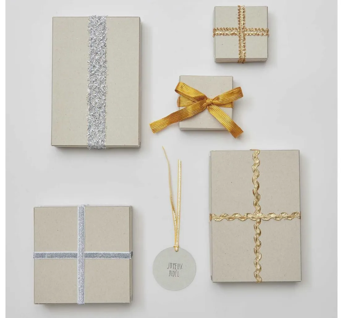 Rico Design Bänder-Set "Lucky dip", Gold-Silber