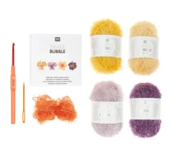 Rico Design Creative Bubble Häkelset "Frühlingsblumen"