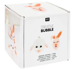 Rico Design Creative Bubble Häkelset "Häschen + Lamm"