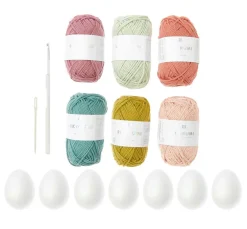 Rico Design Ricorumi Häkelset "Ostereier Earthy"