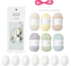 Rico Design Ricorumi Häkelset "Ostereier Nilli Nilli"
