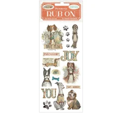 Rub On Transferfolie "Furry Friends"