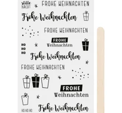 Rubbel-Sticker "Frohe Weihnachten"