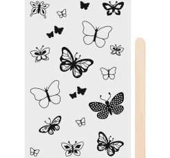 Rubbel-Sticker "Schmetterlinge"