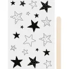 Rubbel-Sticker "Sterne"