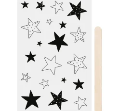 Rubbel-Sticker "Sterne"