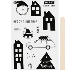 Rubbel-Sticker "Xmas"