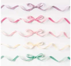 Samtbänder Pastell