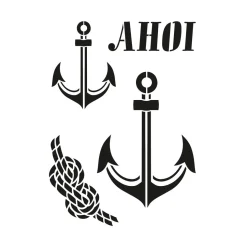 Schablone "Ahoi"