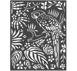 Schablone "Amazonia Papagei"