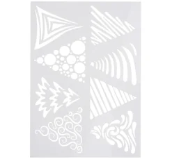 Schablone "Art Christmas Trees"