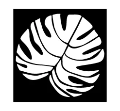 Schablone "Big Monstera Blatt"