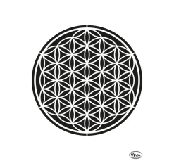 Schablone "Blume des Lebens"