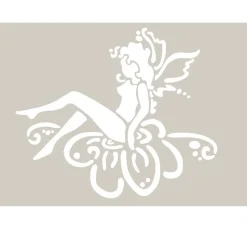 Schablone "Blumenfee", DIN A5