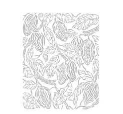 Schablone "Coffee and Chocolate - Cocoa Beans"