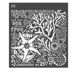 Schablone "Coral Reef - Underwater"