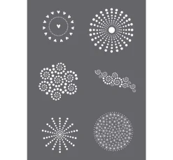 Schablone "Dots", A5